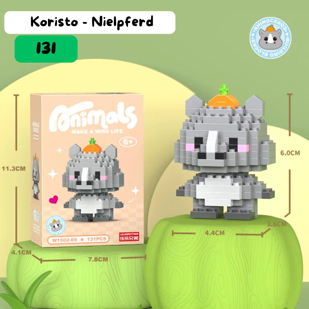 Bausteine-Set Tiere