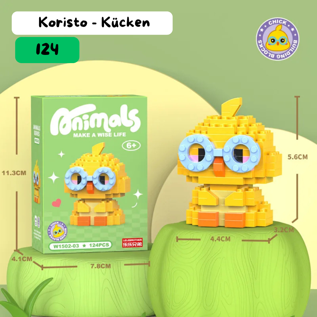 Bausteine-Set Tiere