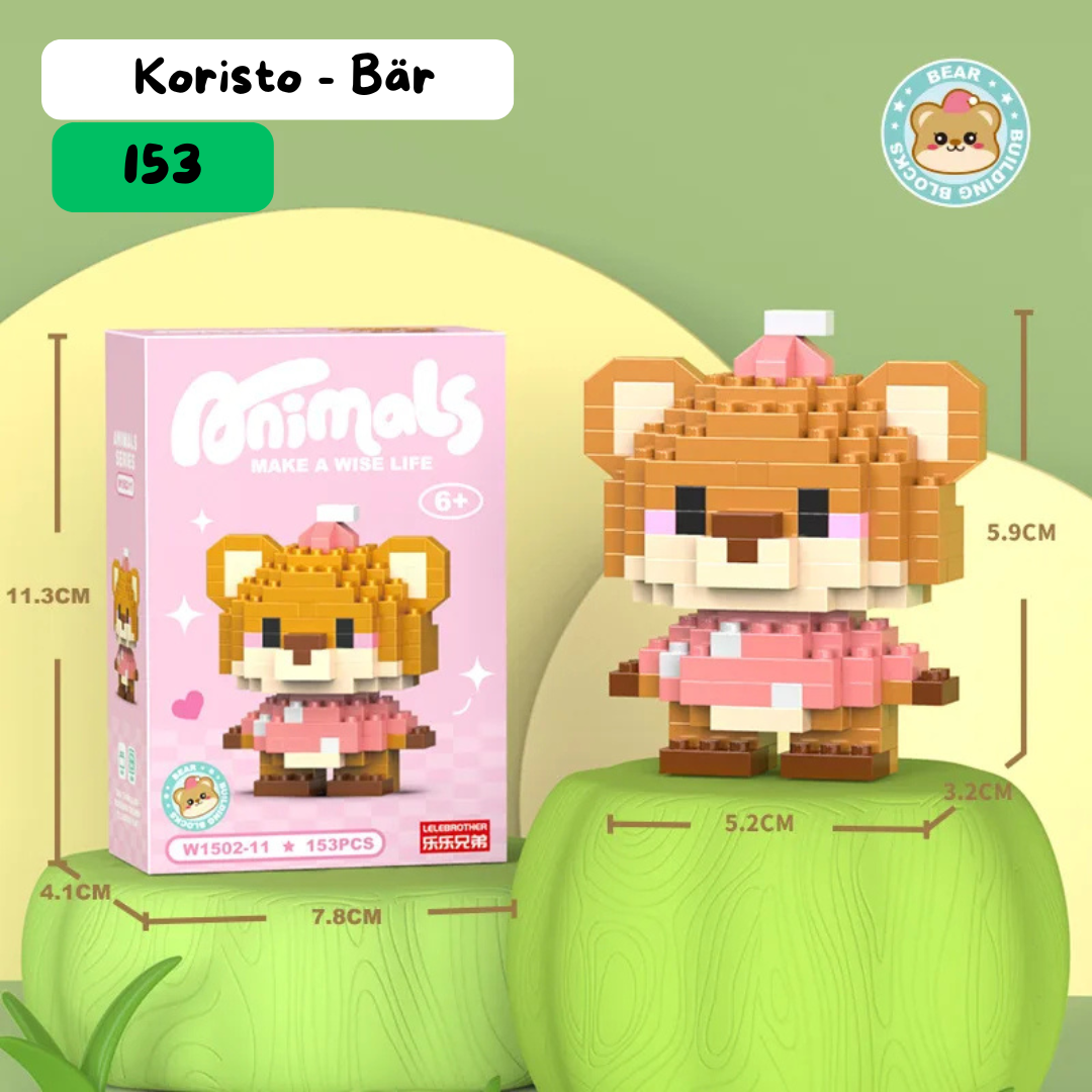 Bausteine-Set Tiere