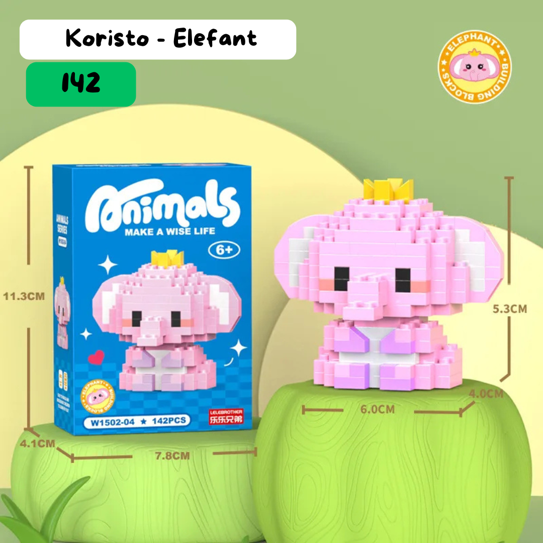 Bausteine-Set Tiere