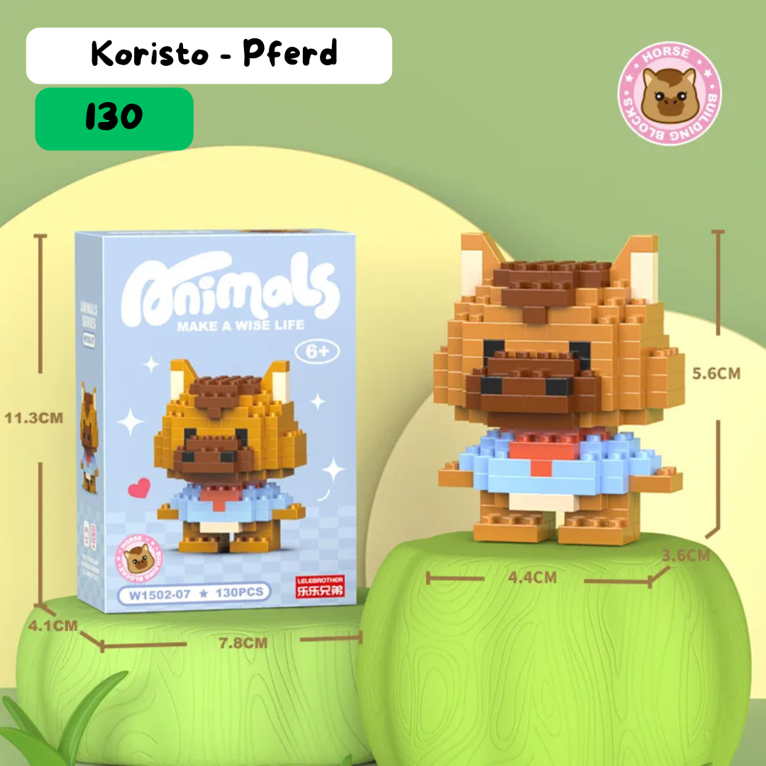 Bausteine-Set Tiere
