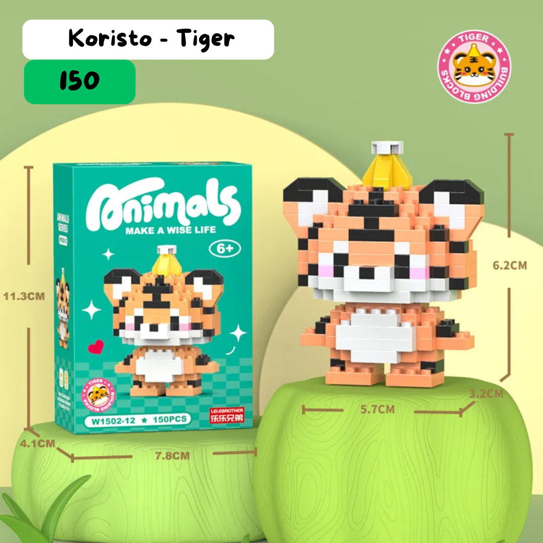 Bausteine-Set Tiere