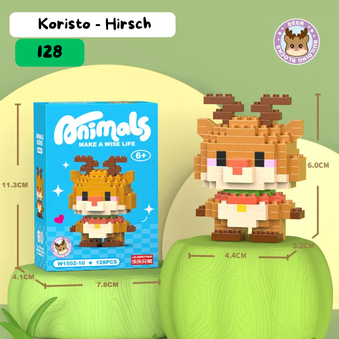 Bausteine-Set Tiere