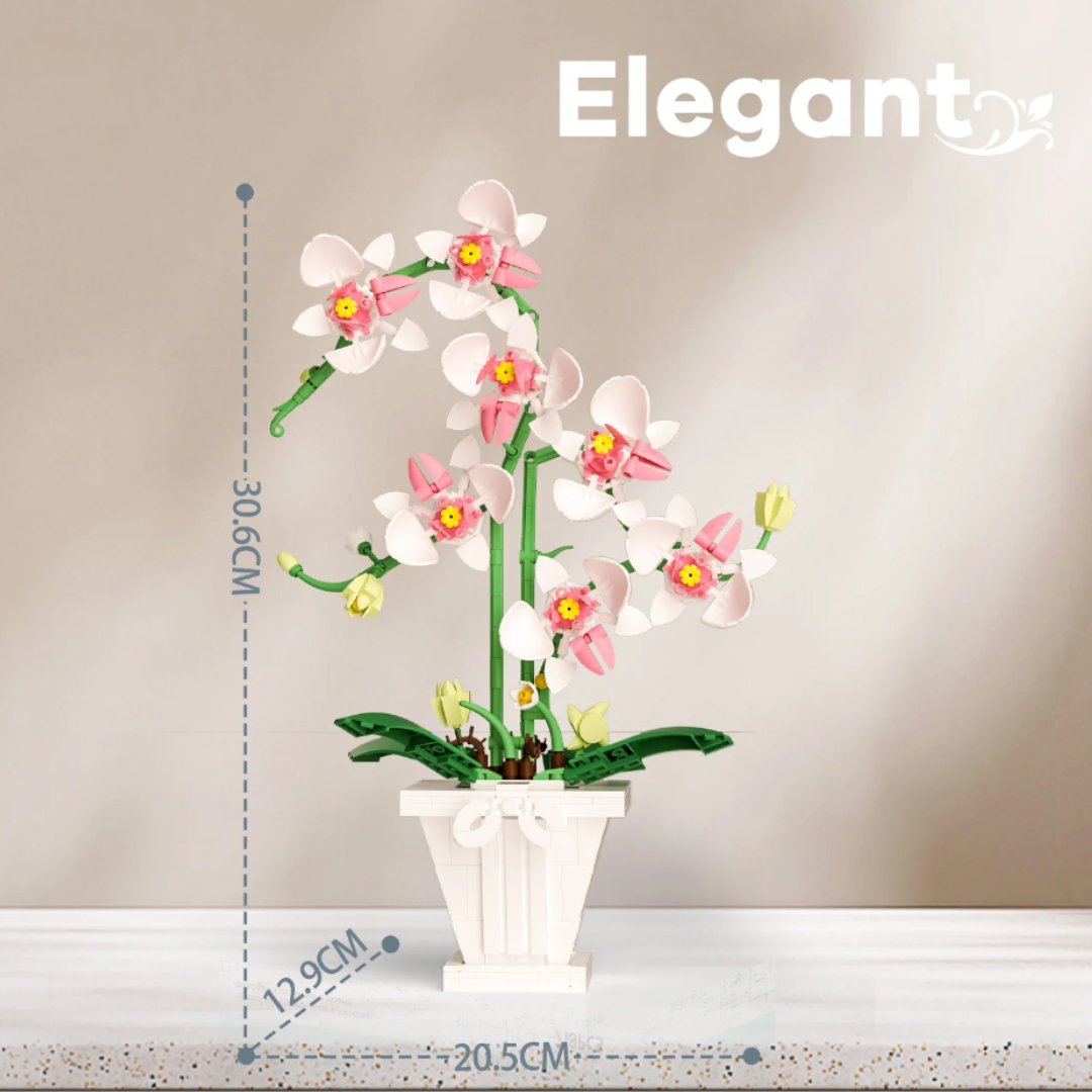 Bausteine-Set Orchideen