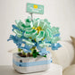 Bausteine-Set Blumen mit Topf